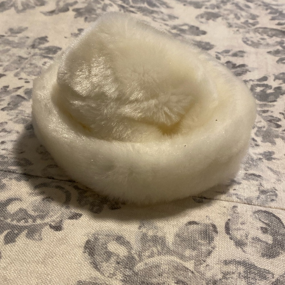 American girl doll faux fur hat